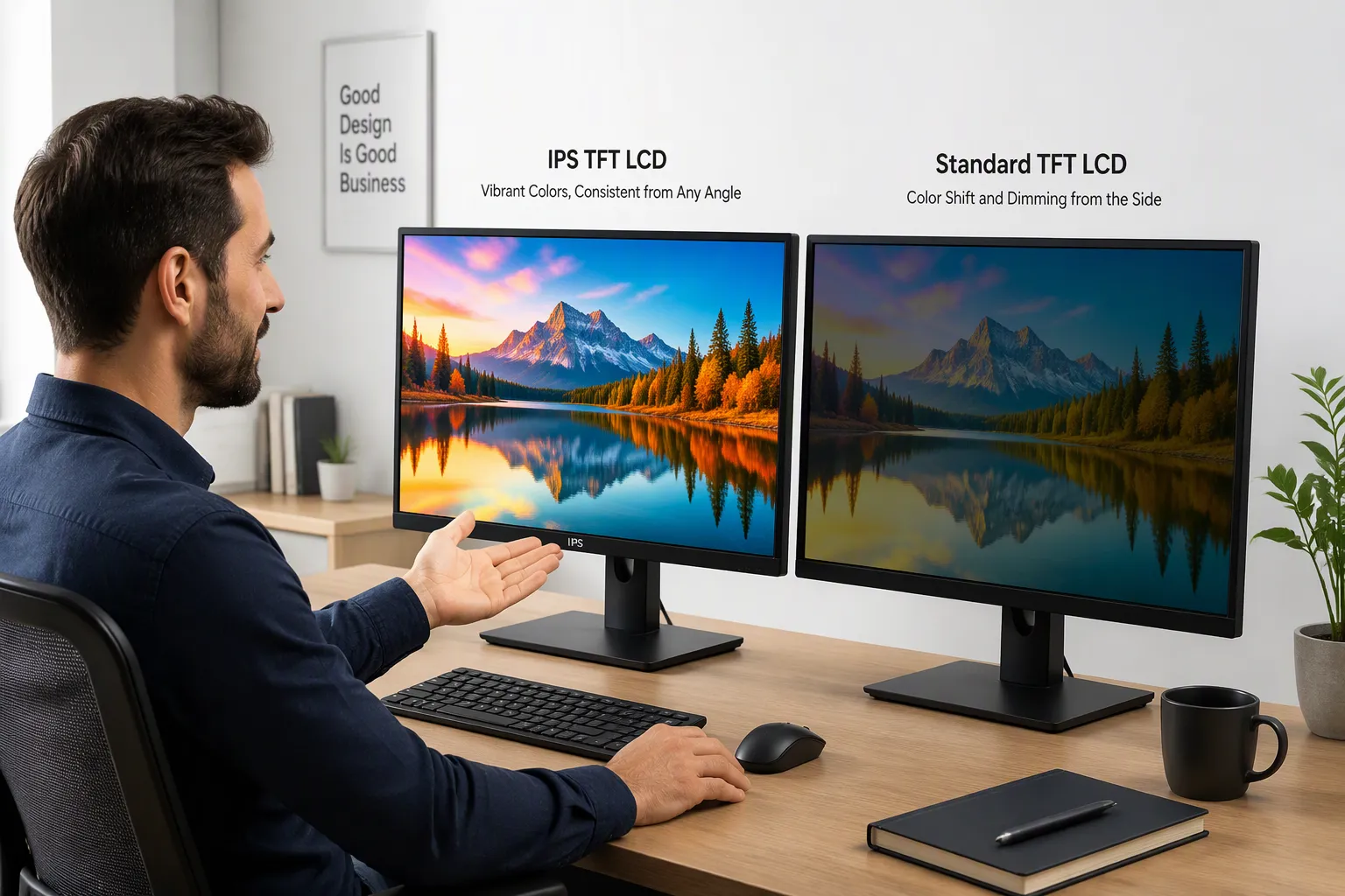 IPS TFT液晶と標準TFT液晶：どちらのディスプレイ技術があなたのプロジェクトに最適か？