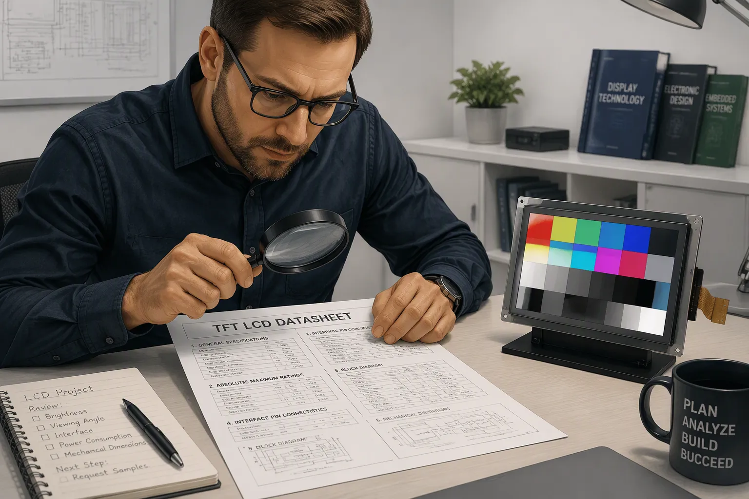 How to Read a TFT LCD Datasheet Before Requesting Samples