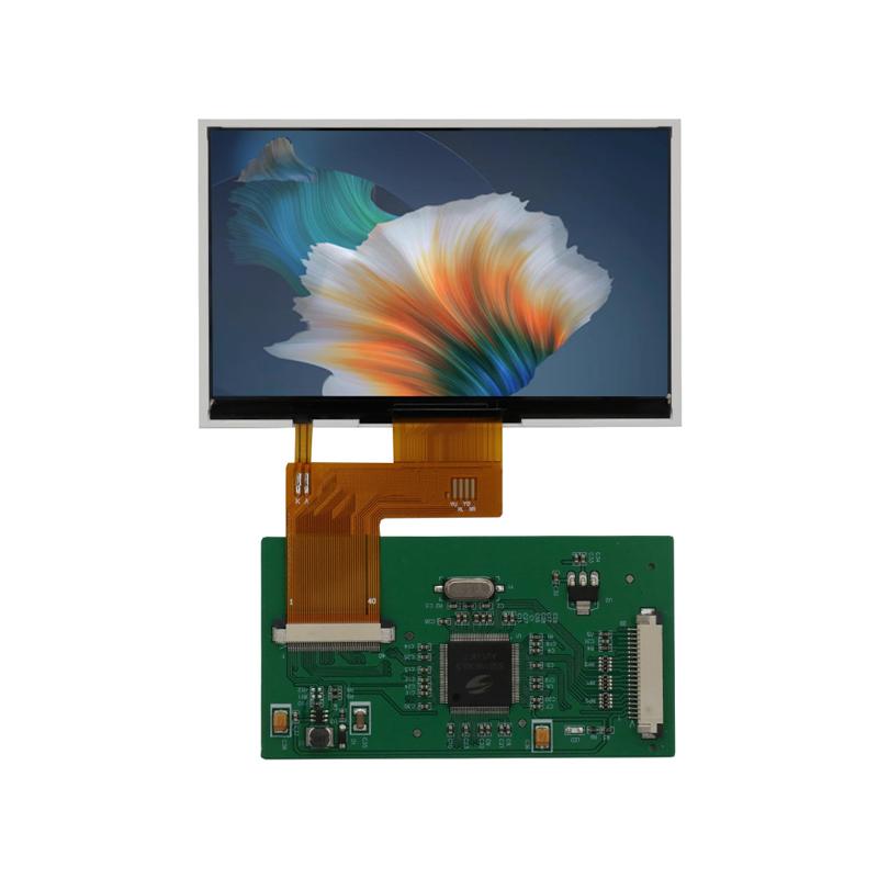 カスタム 4.3 インチ TFT LCD ディスプレイ 480x272 WQVGA