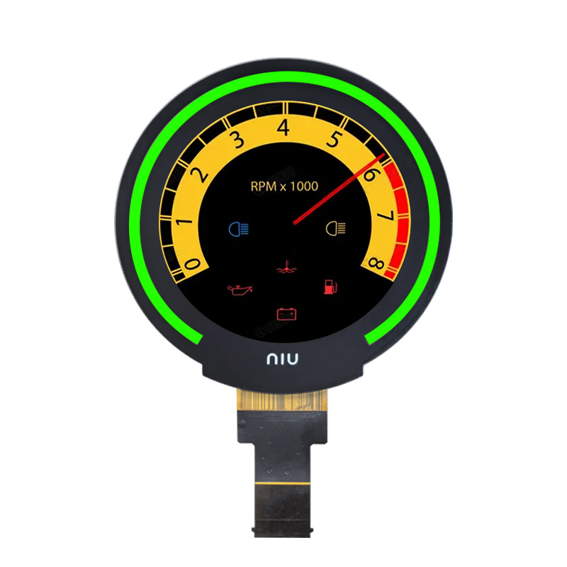 High Brightness 2.76 inch Circular TFT display 480*480 resolution 1000nits  MIPI Interface 40PINS -30~85℃